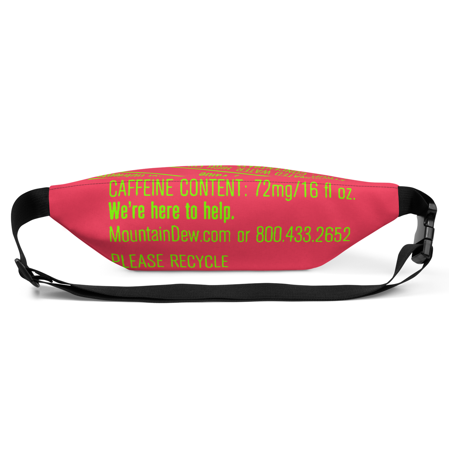 Nutrition Facts Fanny Pack