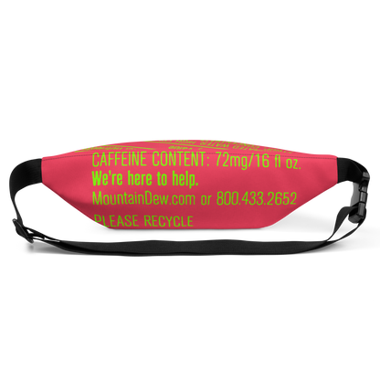 Nutrition Facts Fanny Pack