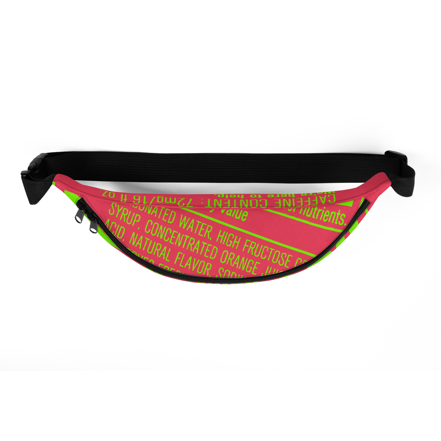 Nutrition Facts Fanny Pack