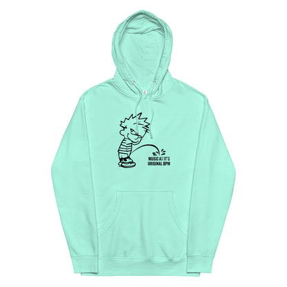 Peeing on BPM Unisex Midweight Hoodie