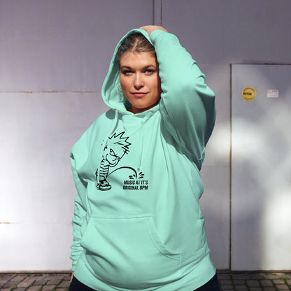 Peeing on BPM Unisex Midweight Hoodie